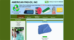 Desktop Screenshot of americanpadx.com