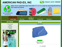 Tablet Screenshot of americanpadx.com